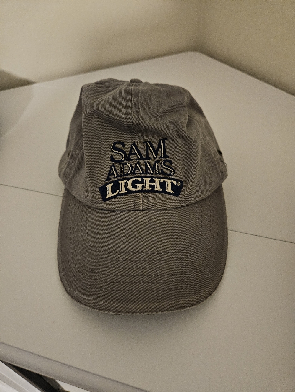 Samuel Adams Light Gray Baseball Cap